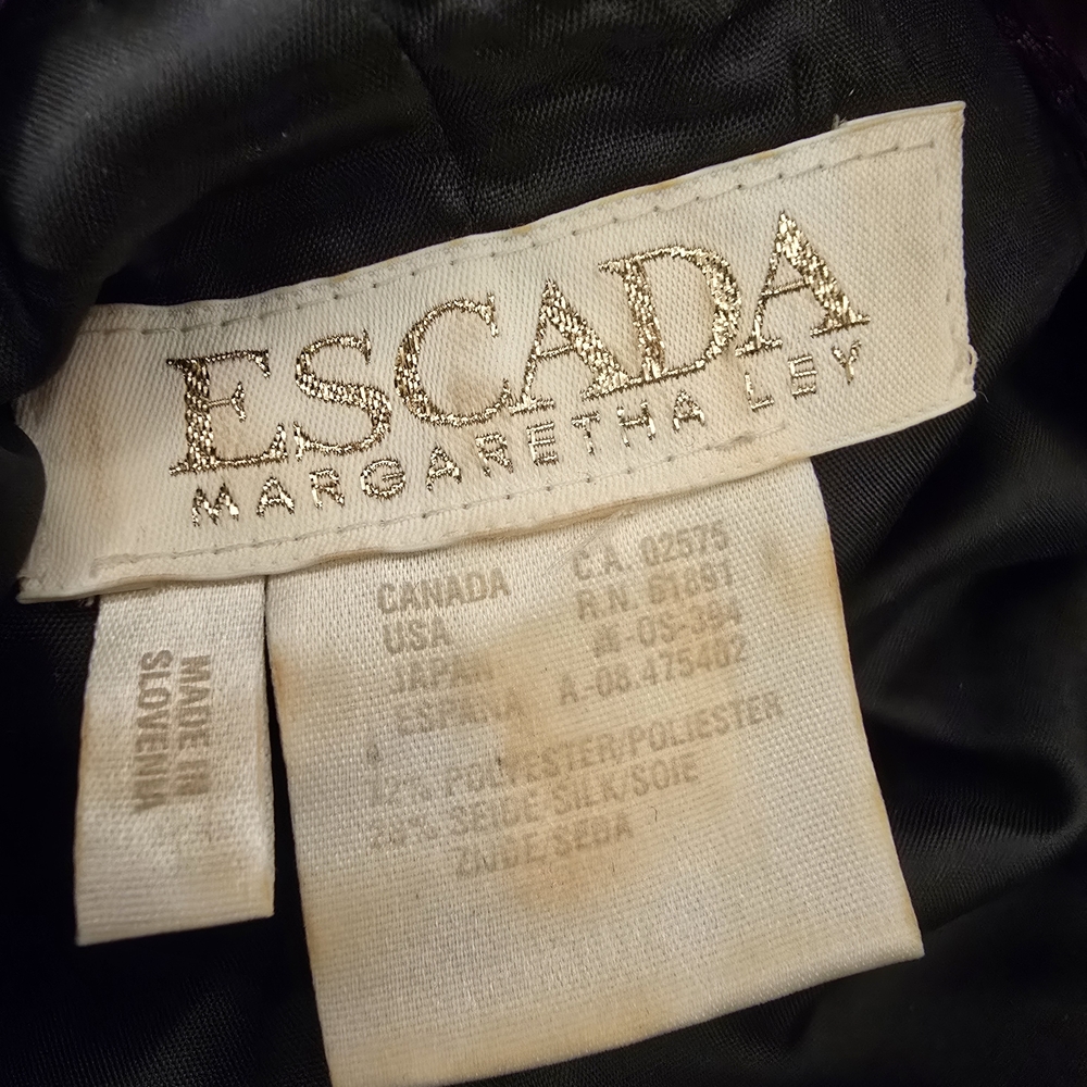 VINTAGE LUXURY ESCADA TUNIC BLAZER - Picture 5 of 6